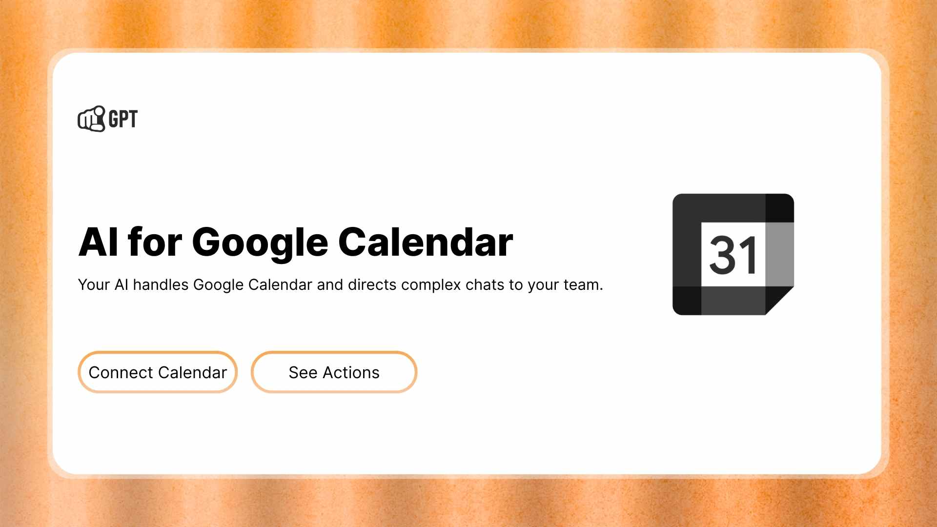 Google Calendar Scheduling
